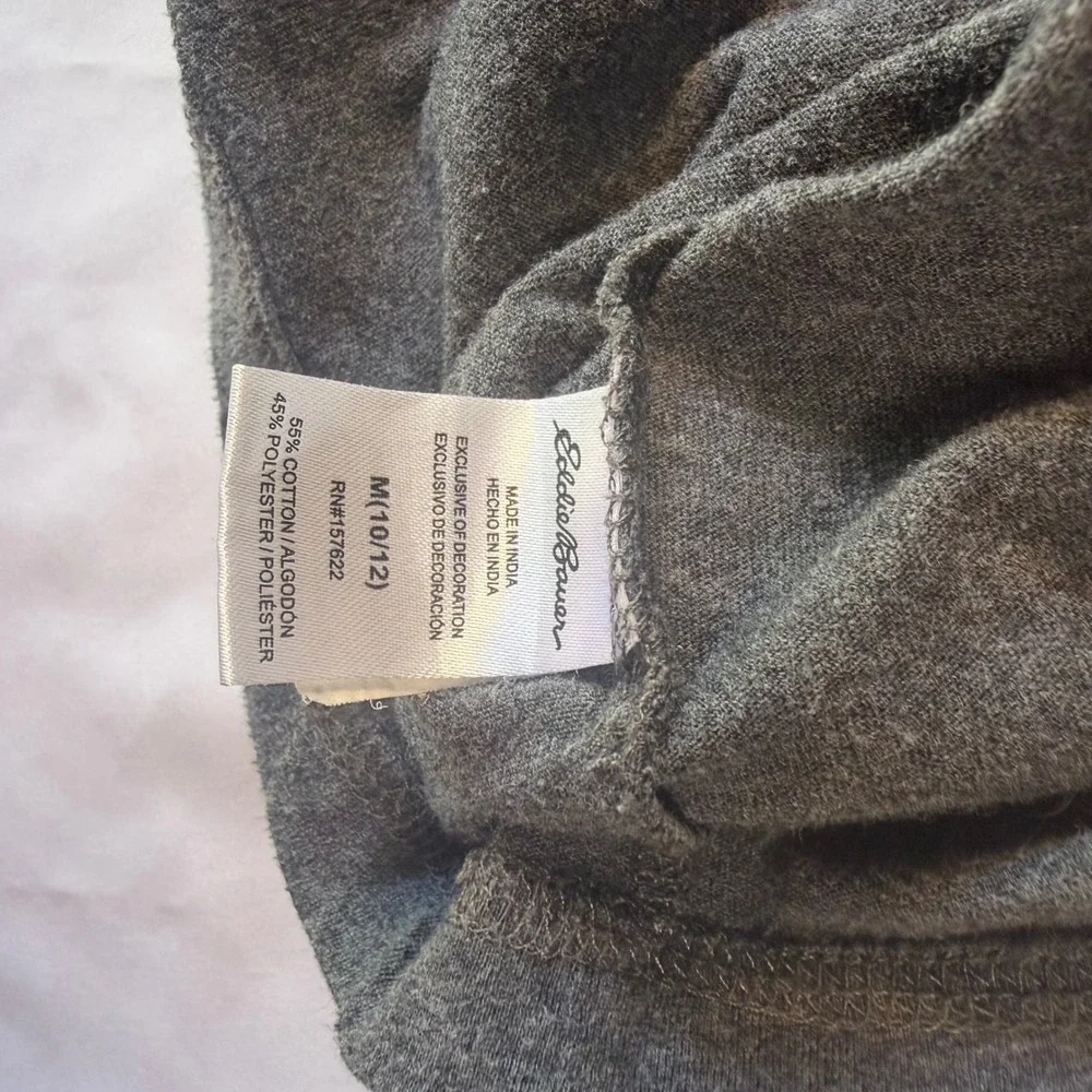 Eddie Bauer Kids Adventure Is Out There Graphic Tee Charcoal Grey M 10/12